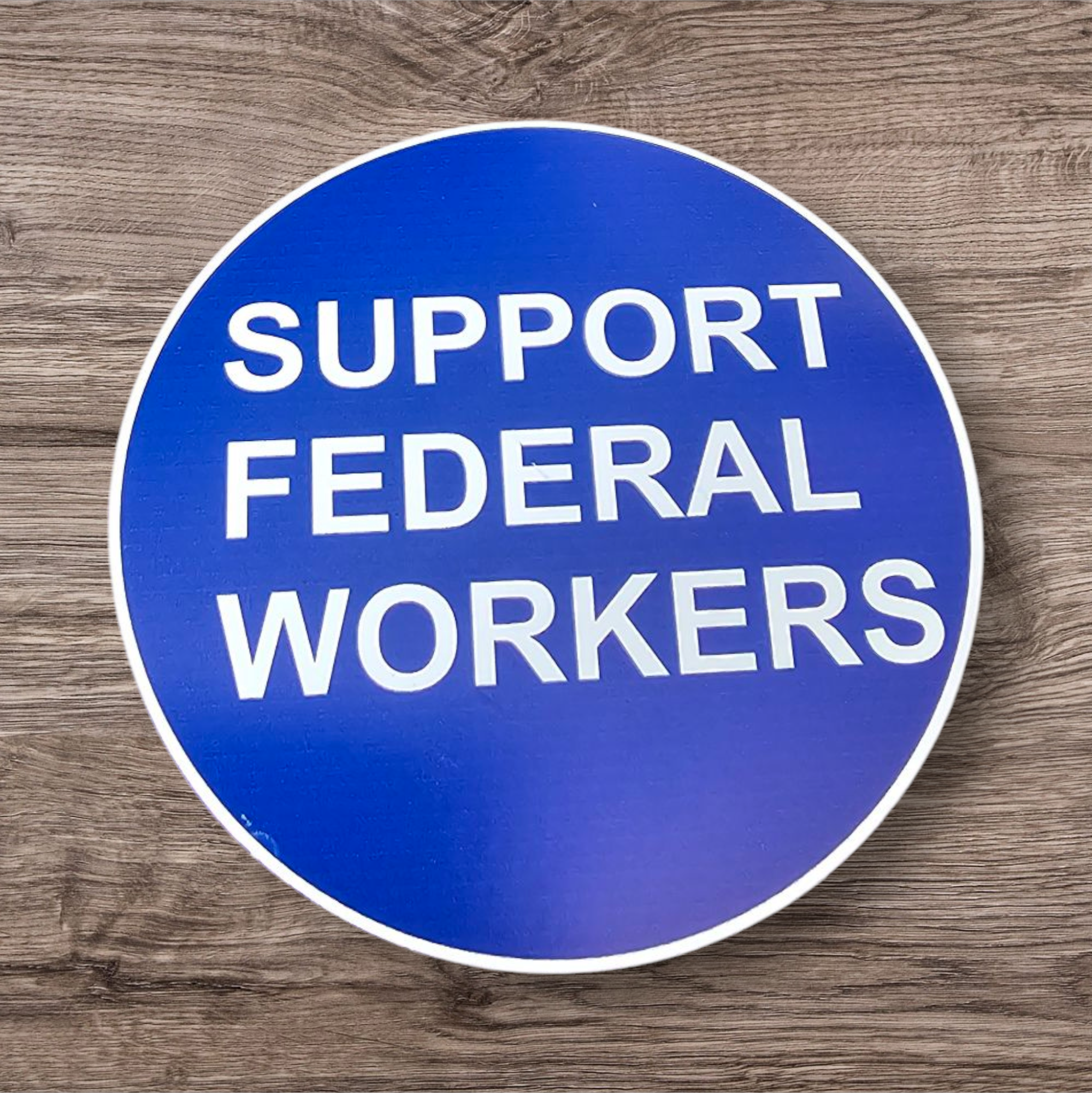Support Federal Workers Protect Fed Government Employees Anti Trump And Musk Decal Waterproof Sticker For Laptop Water Bottle Case Tumbler