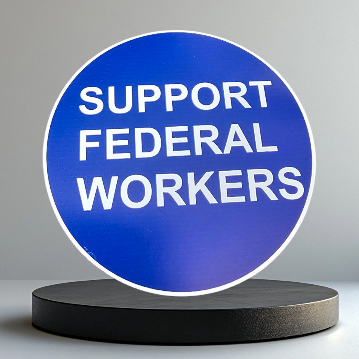 Support Federal Workers Protect Fed Government Employees Anti Trump And Musk Decal Waterproof Sticker For Laptop Water Bottle Case Tumbler