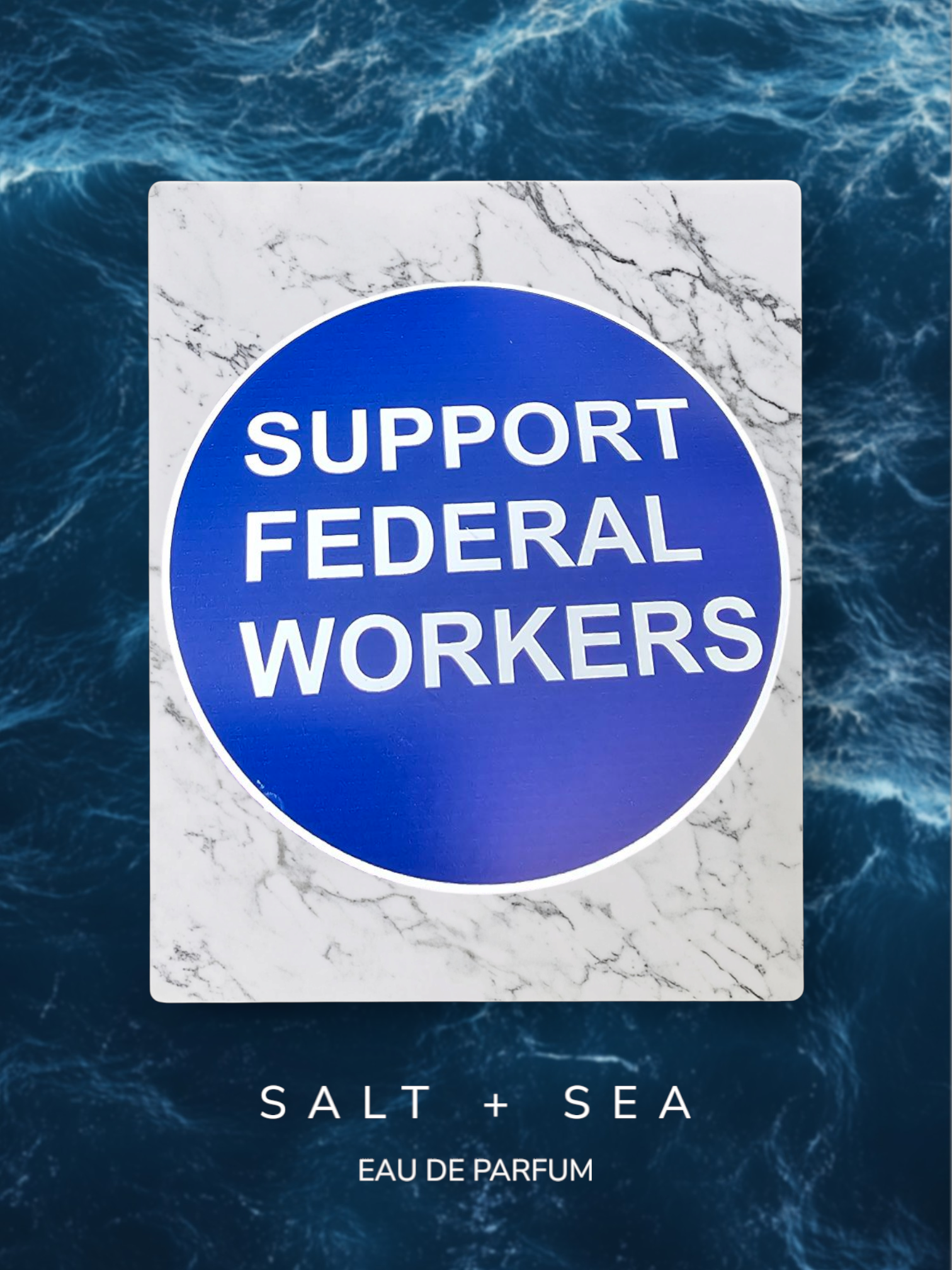 Support Federal Workers Protect Fed Government Employees Anti Trump And Musk Decal Waterproof Sticker For Laptop Water Bottle Case Tumbler