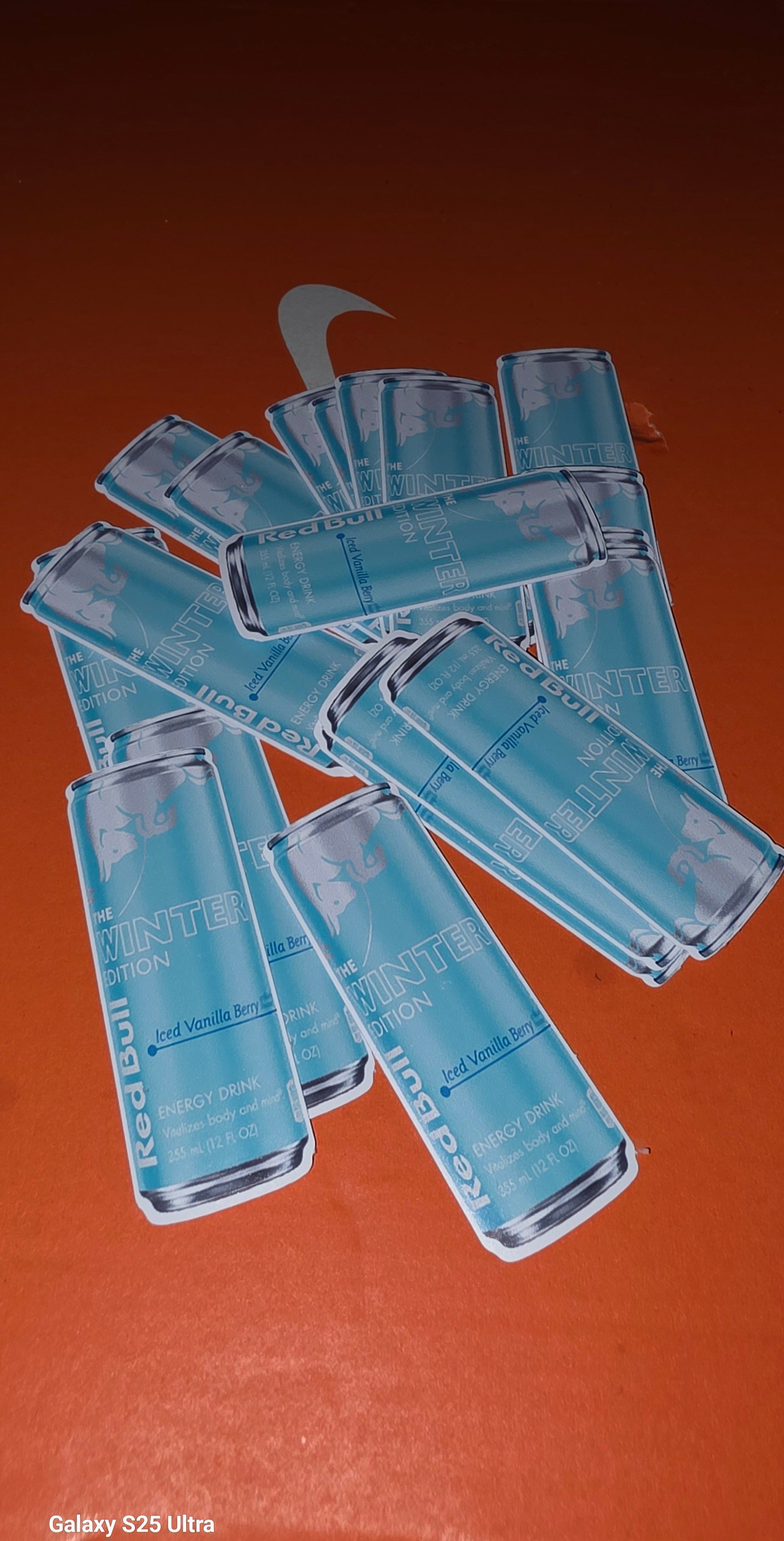 Redbull Custom can stickers 20 pack