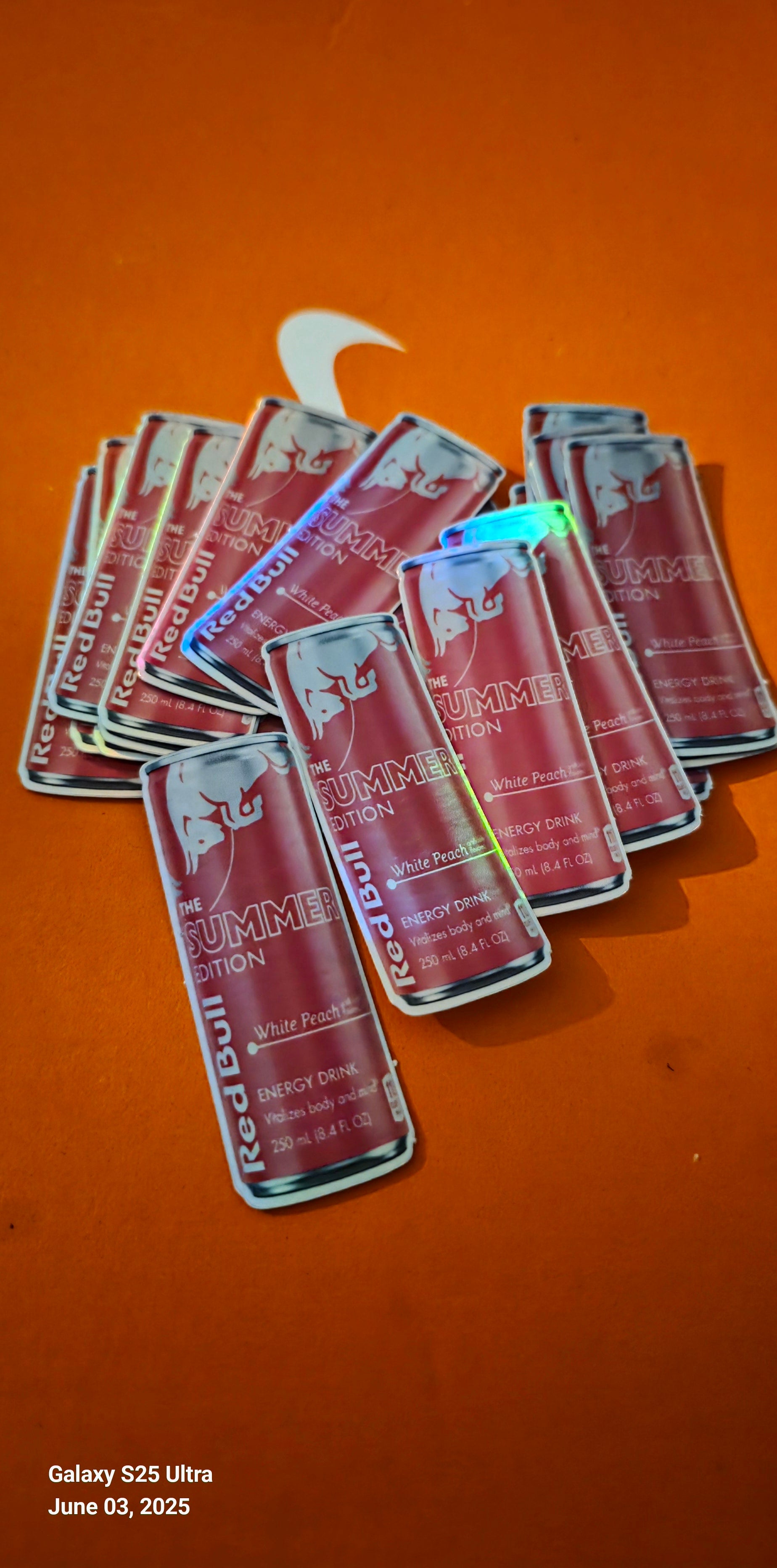 Redbull Custom can stickers 20 pack