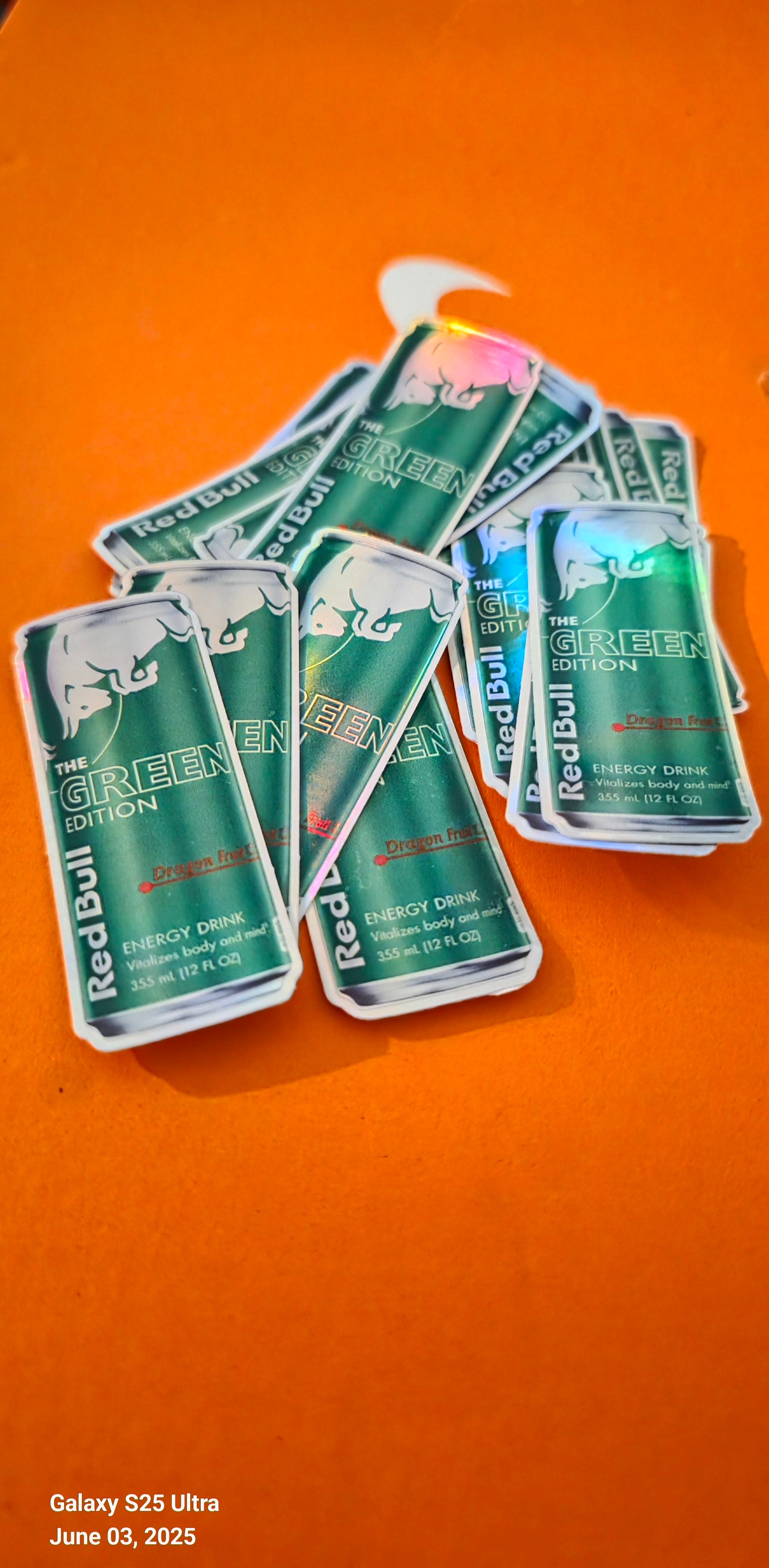Redbull Custom can stickers 20 pack