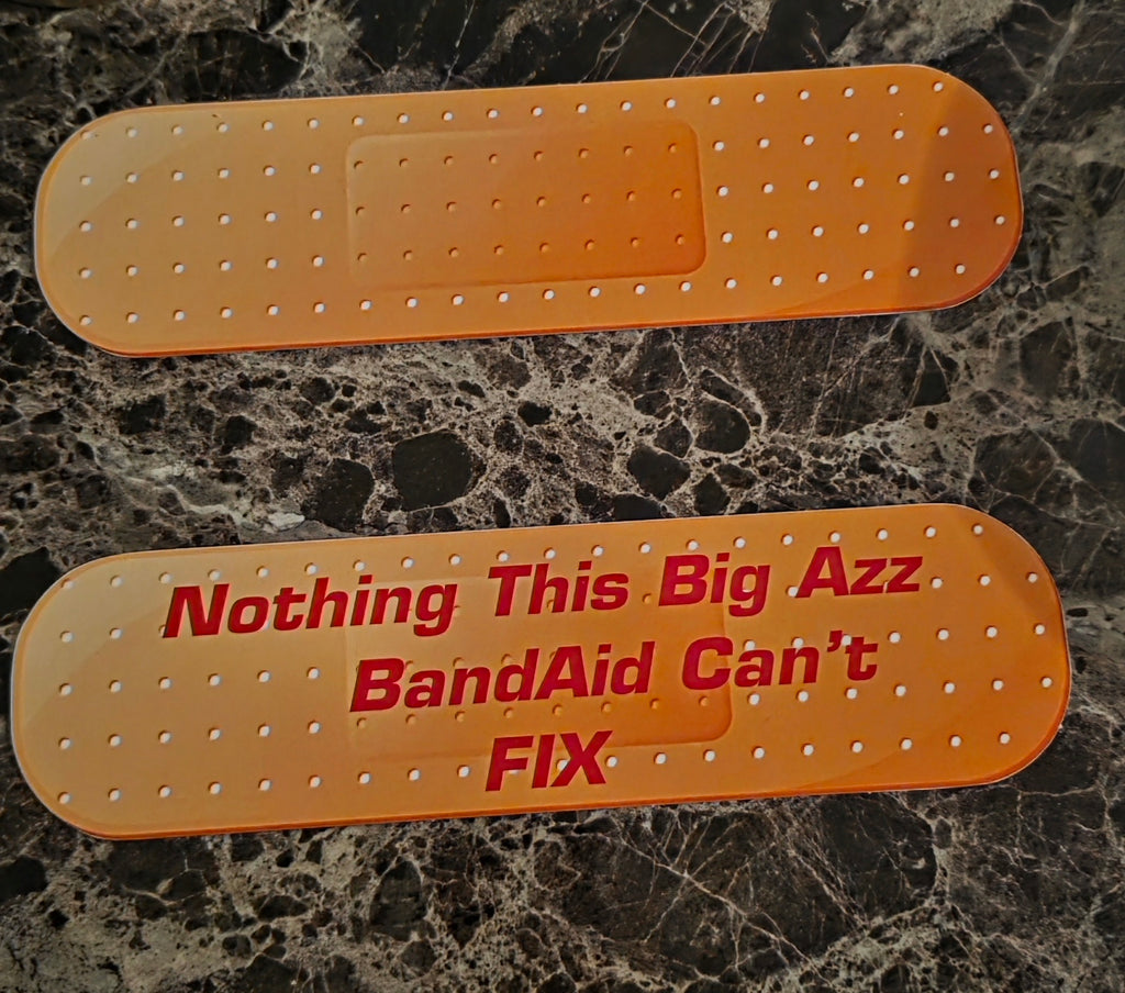 Band-Aid Shape Giant Car Bumper Sticker for Car Damage, Large Bandage Vinyl Decal, Auto Scratch Cover Sticker, Cars Bandaid Stickers for Dent