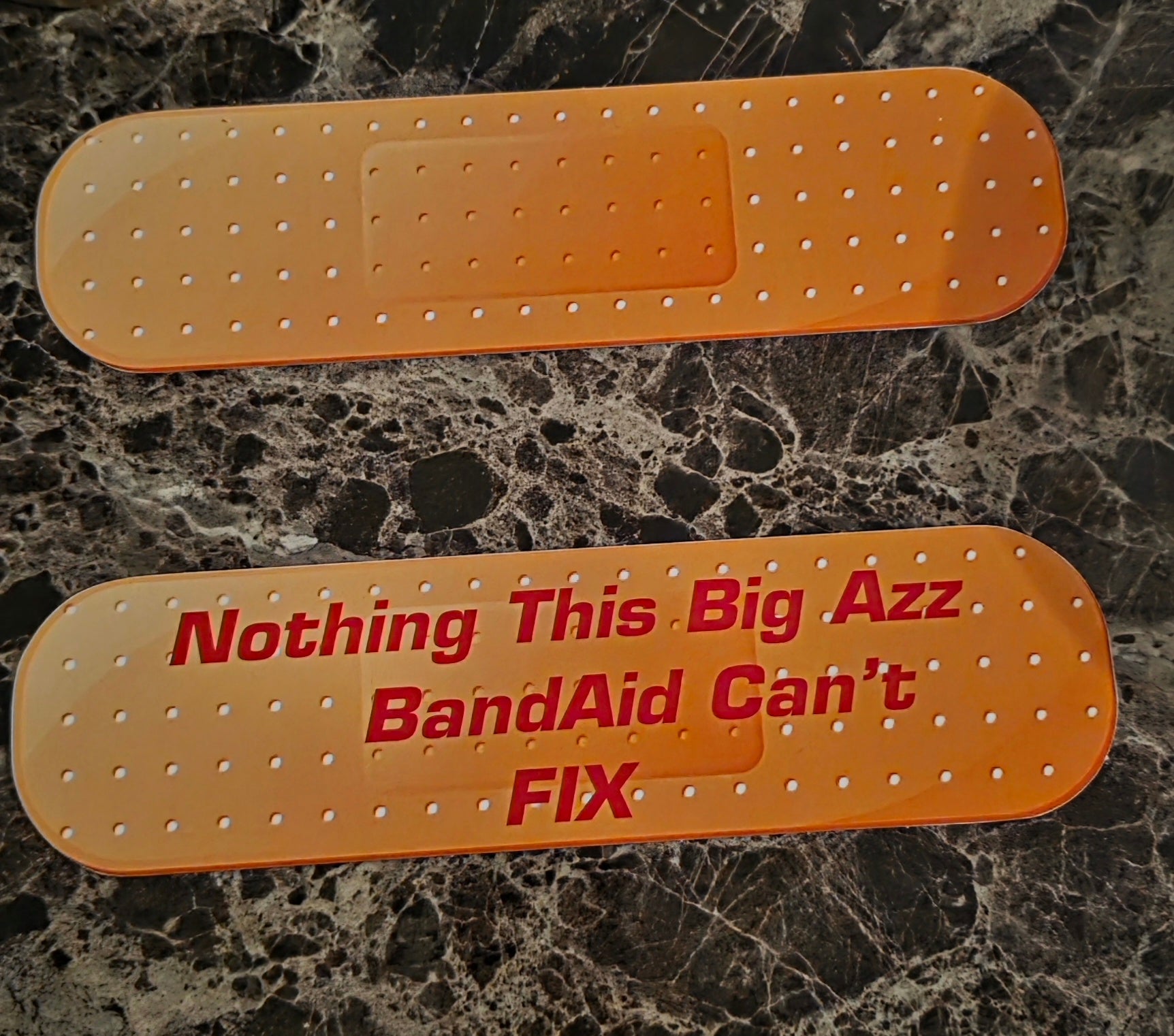 Band-Aid Shape Giant Car Bumper Sticker for Car Damage, Large Bandage Vinyl Decal, Auto Scratch Cover Sticker, Cars Bandaid Stickers for Dent