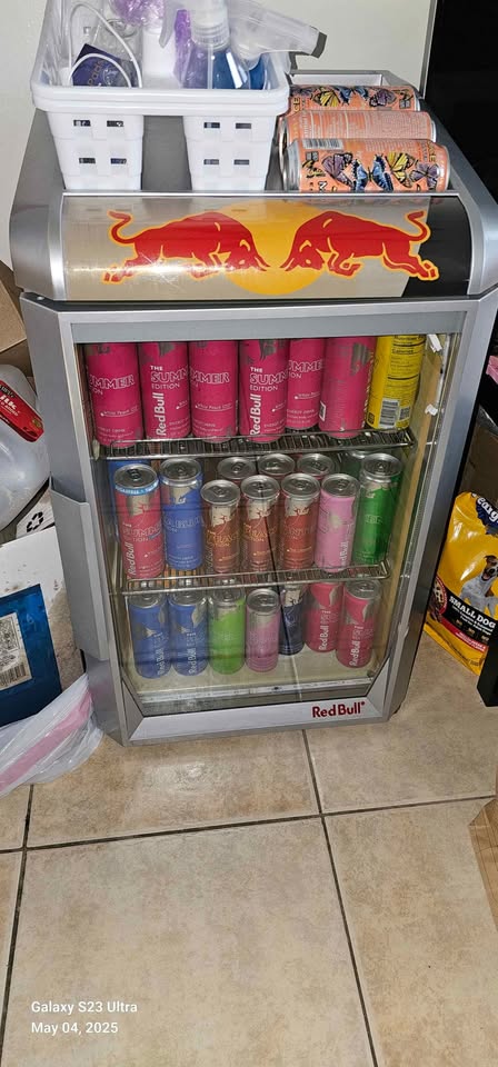 Redbull eco fridge decal replacement