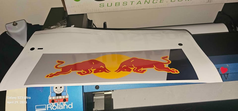 Redbull eco fridge decal replacement