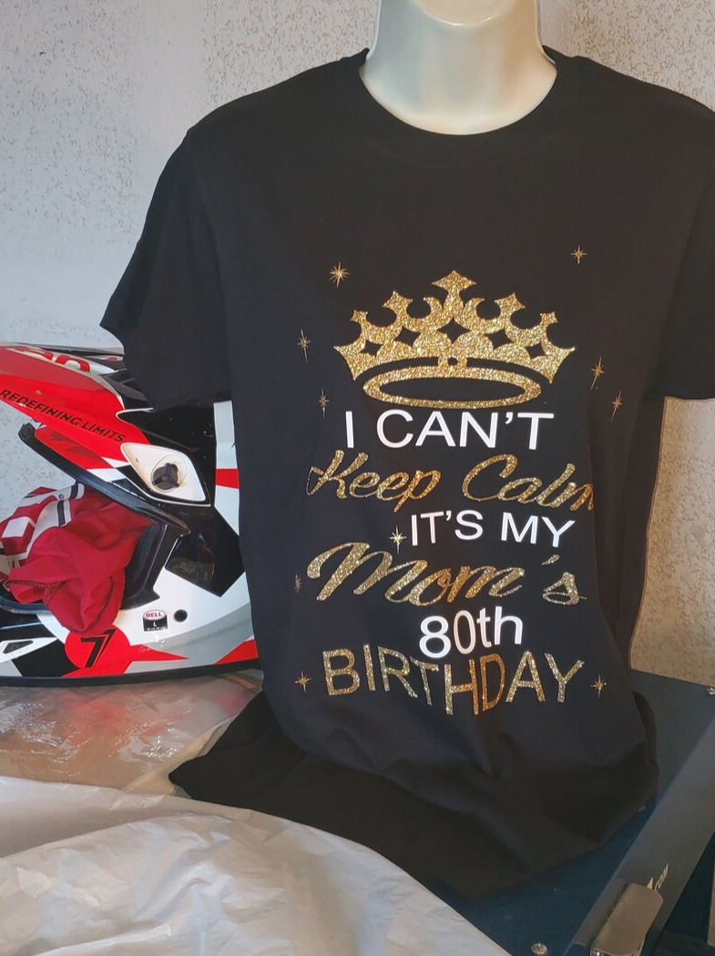 Birthday Shirt, 80th Birthday Crew Shirt for Woman, Birthday Print Birthday Party Shirts, Chapter 80 Birthday Shirt, Group Shirts