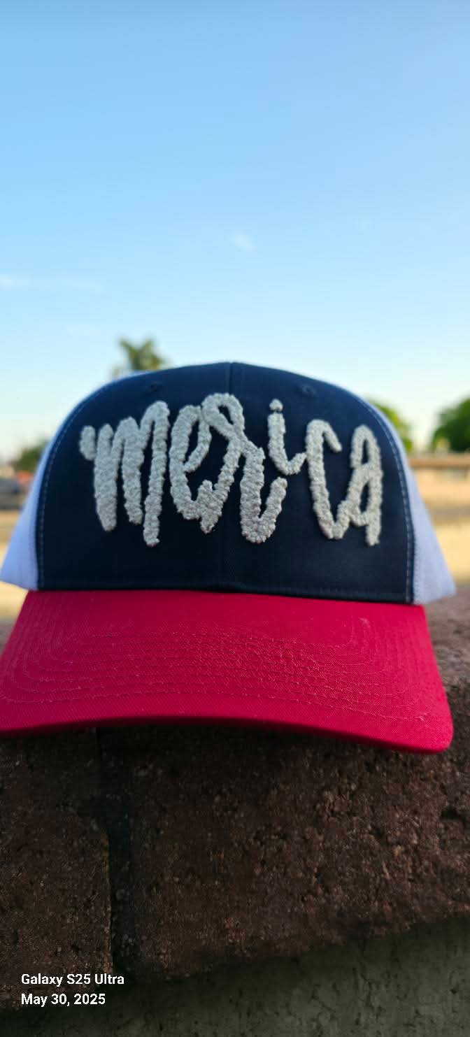 Merica 3d puff Burmilana Hat
