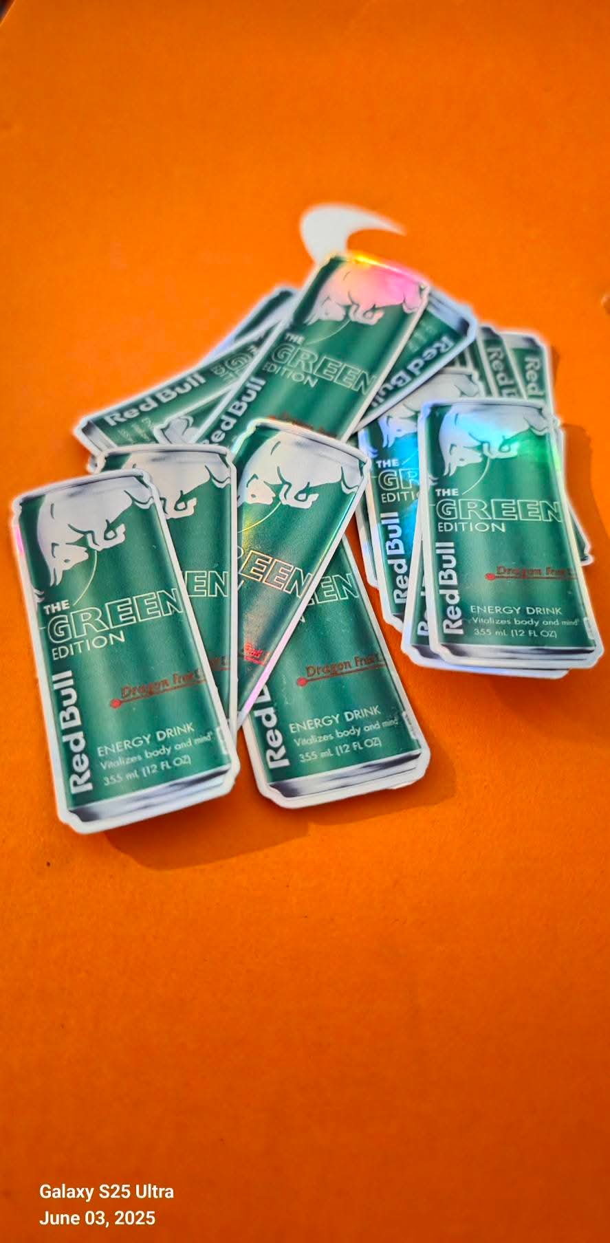 Redbull Custom can stickers 20 pack