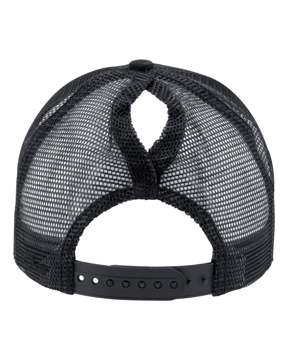 peace Hand Hat .Ponytail Hat