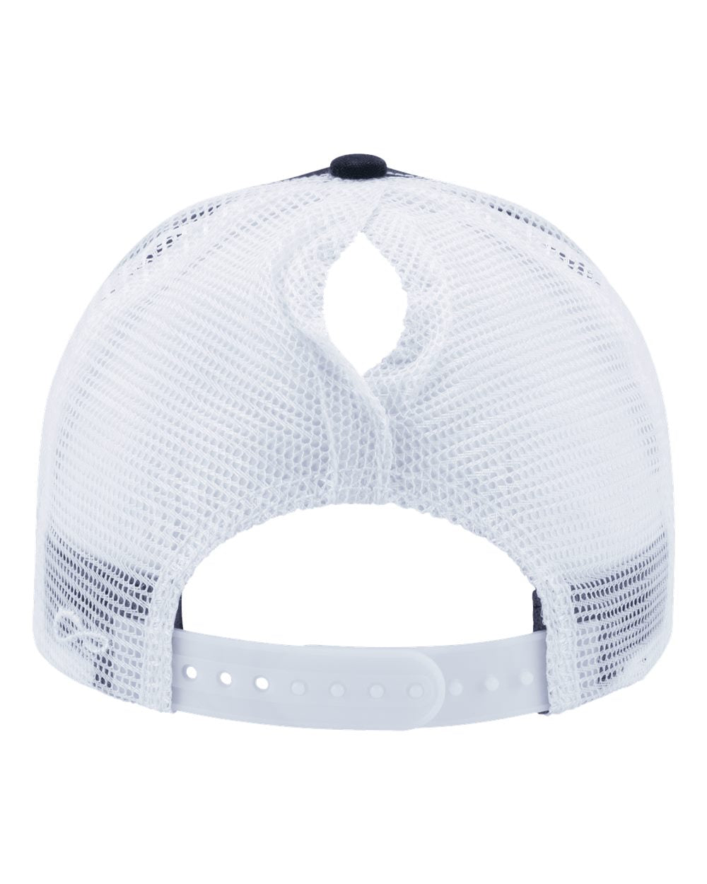 peace Hand Hat .Ponytail Hat