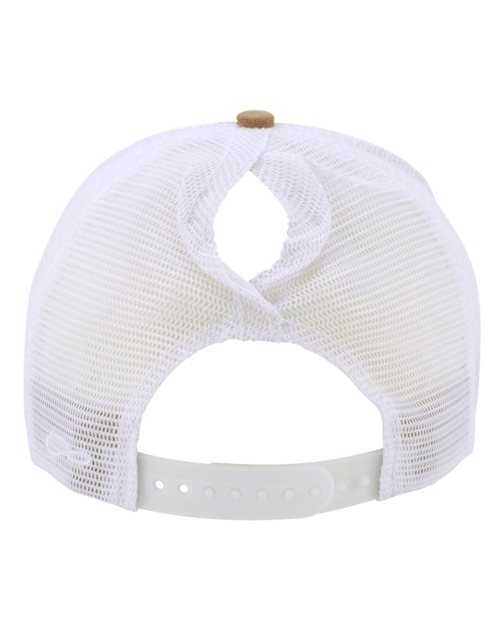peace Hand Hat .Ponytail Hat