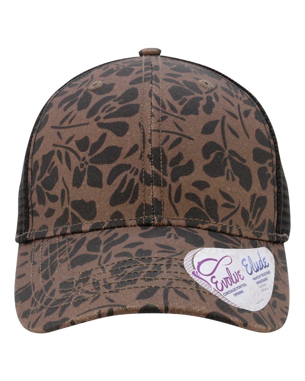 peace Hand Hat .Ponytail Hat
