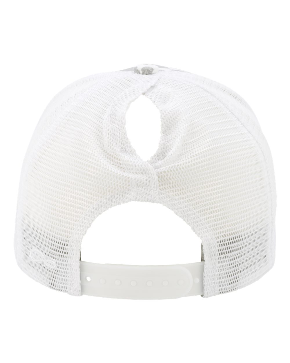 peace Hand Hat .Ponytail Hat