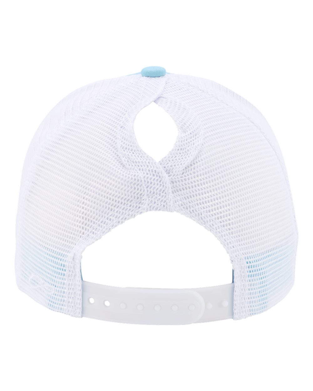 peace Hand Hat .Ponytail Hat