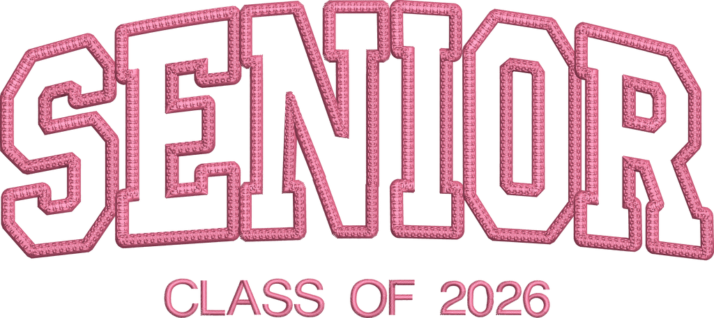 2026 Senior Embroidery Design Graduate Graduation Cap Machine Embroidery Pattern