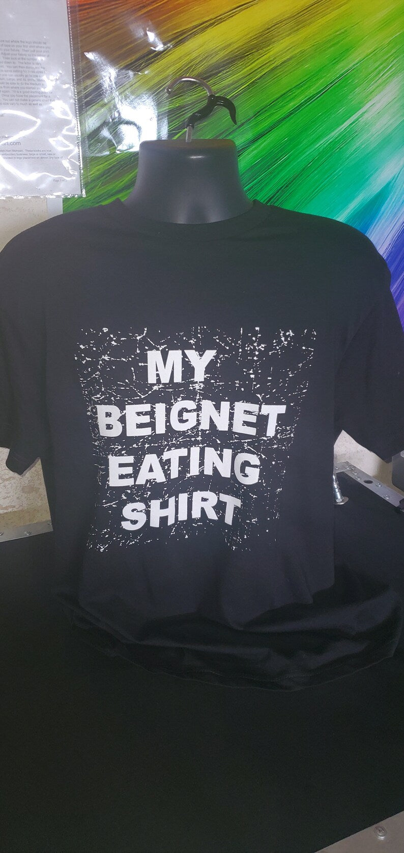 My Beignet Eating T-shirt, Disneyland Beignet, Beignet shirt, Funny Disney shirt