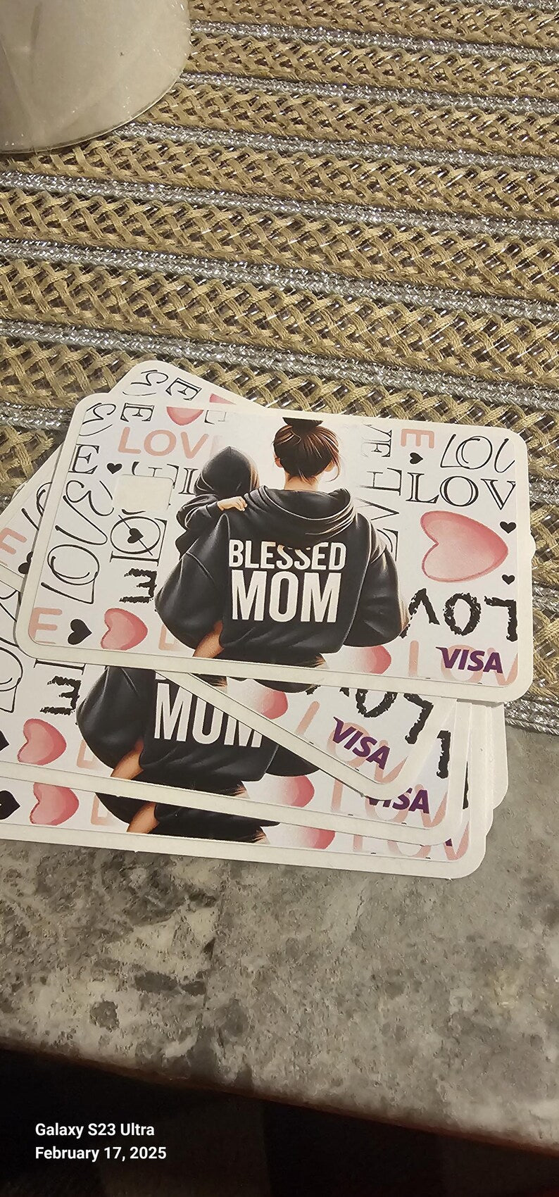 Blessed Mom Credit Card Skin