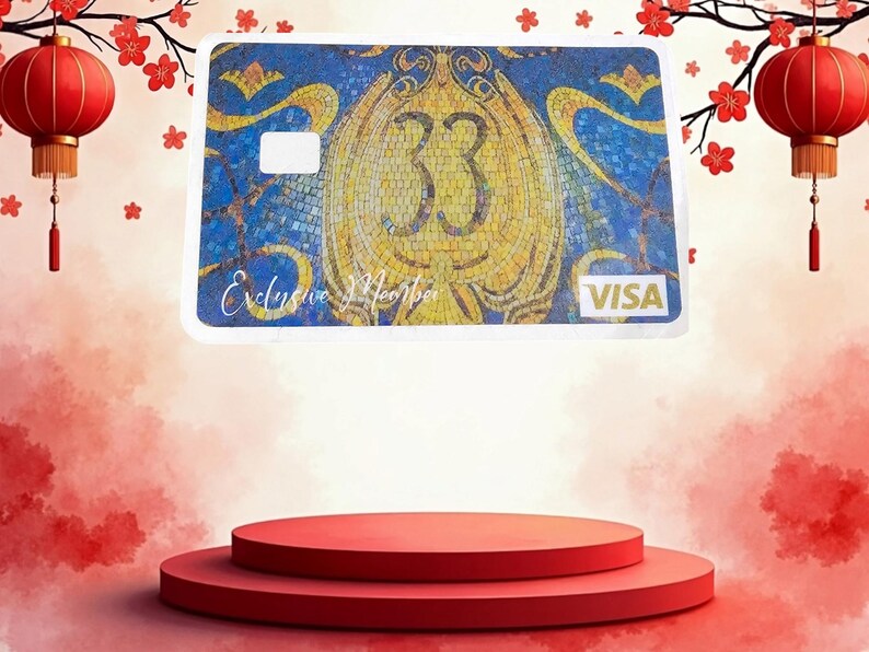 debit card sticker, Custom Vinyl Credit Card Sticker