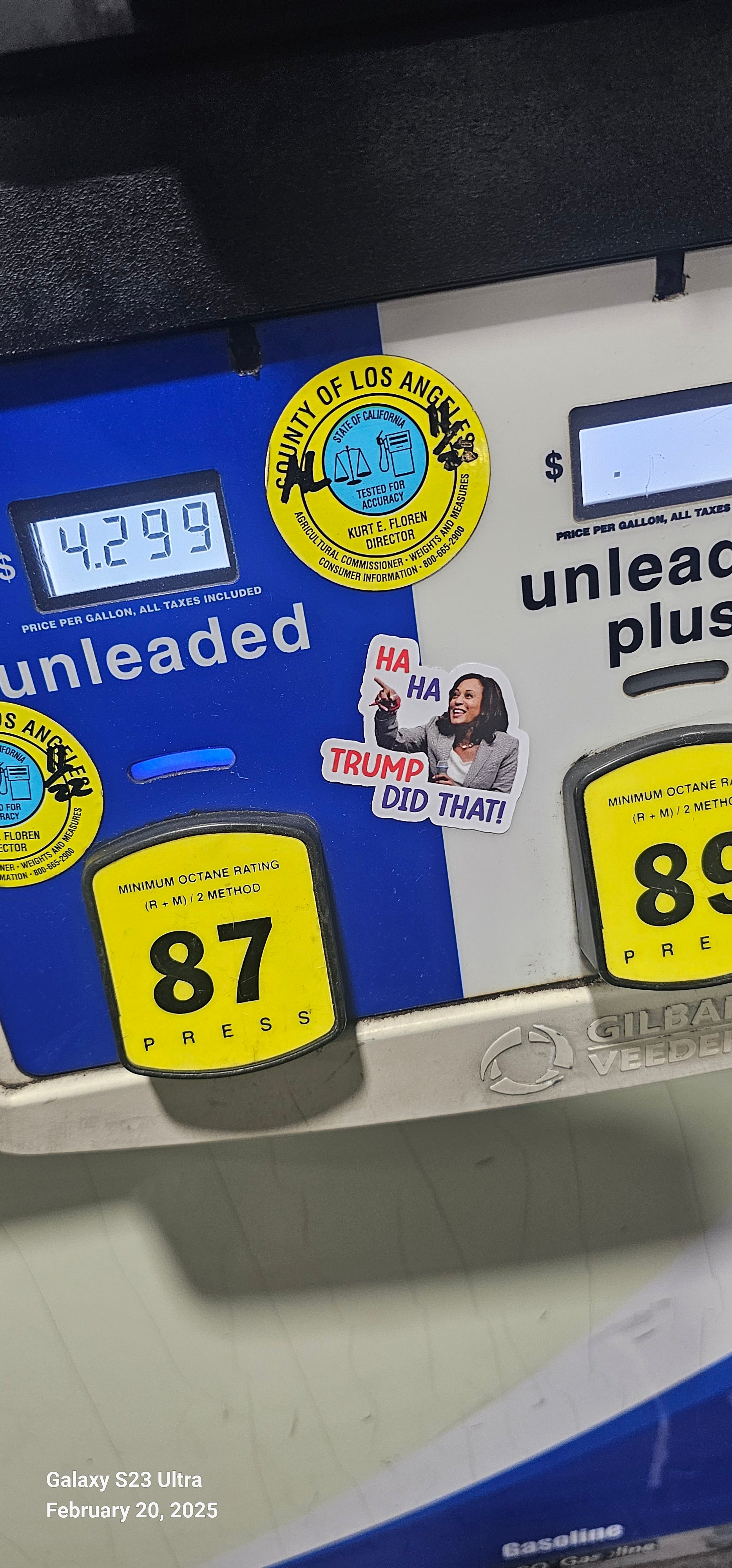 Funny trump gas station stickers. 25pk
