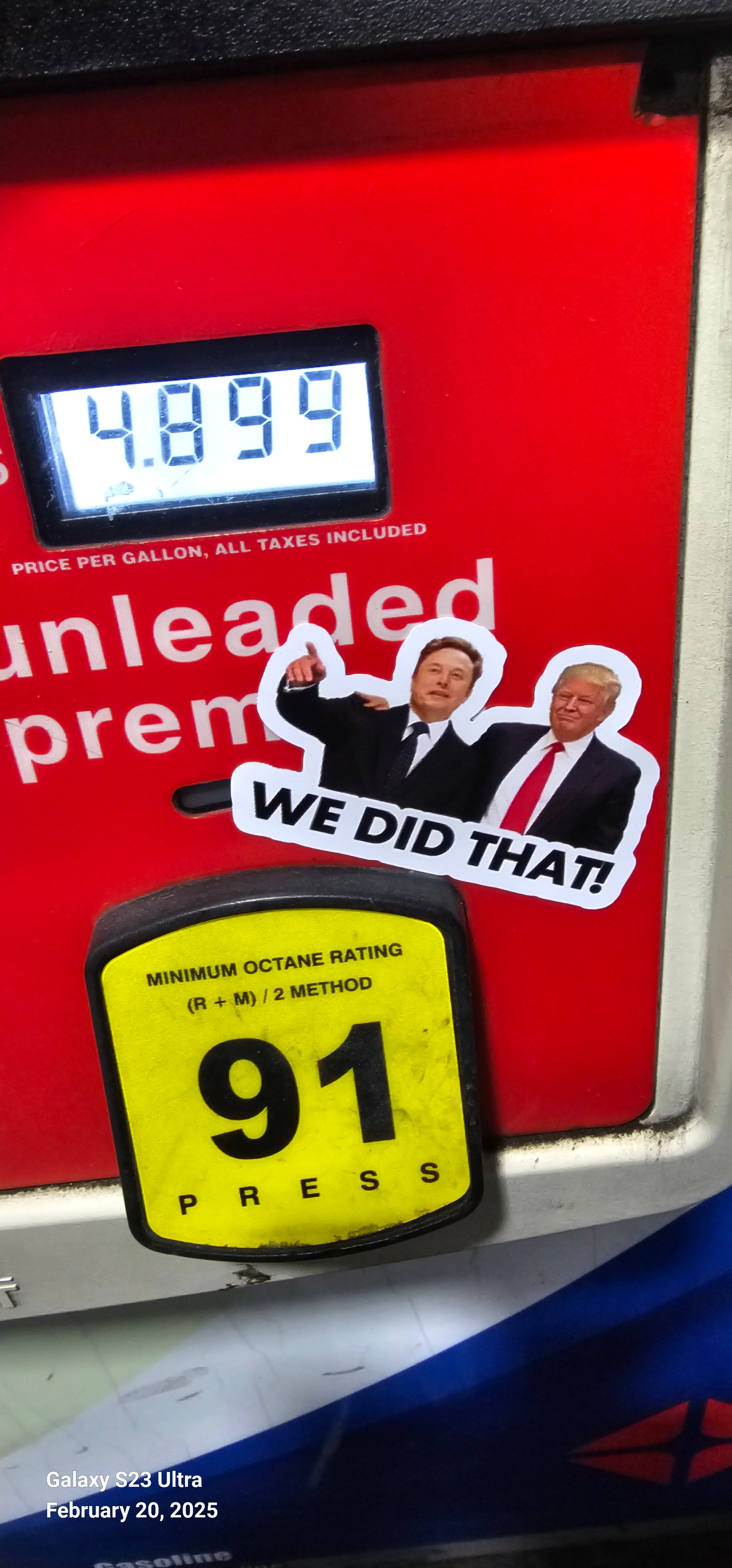 Funny trump gas station stickers. 25pk
