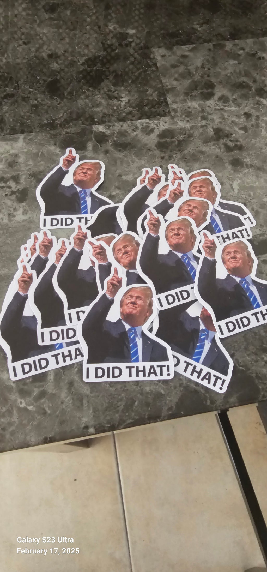 Funny trump gas station stickers. 25pk