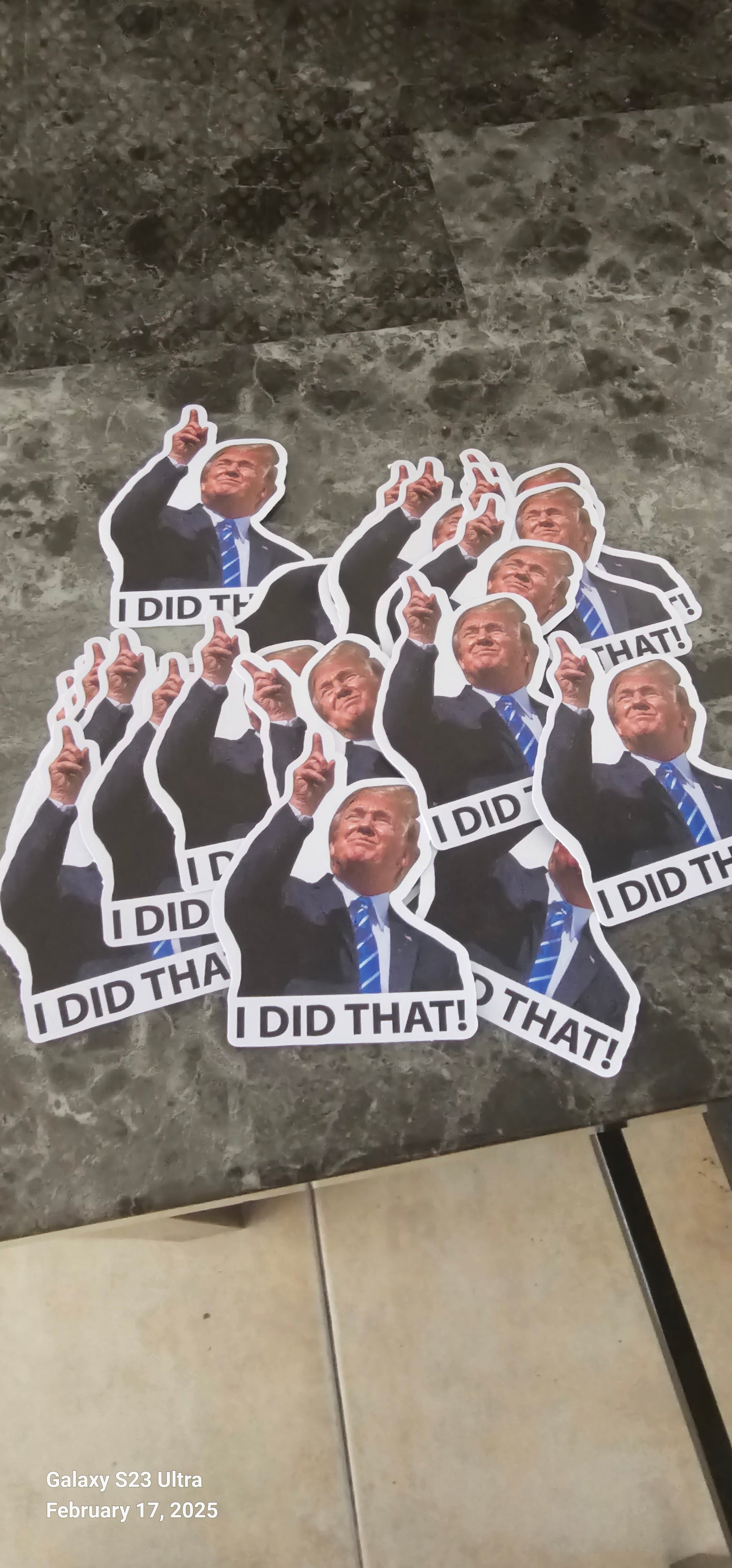 Funny trump gas station stickers. 25pk