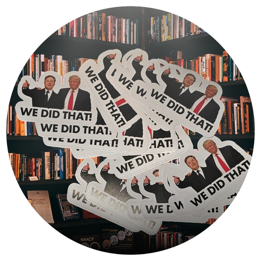 Funny trump gas station stickers. 25pk