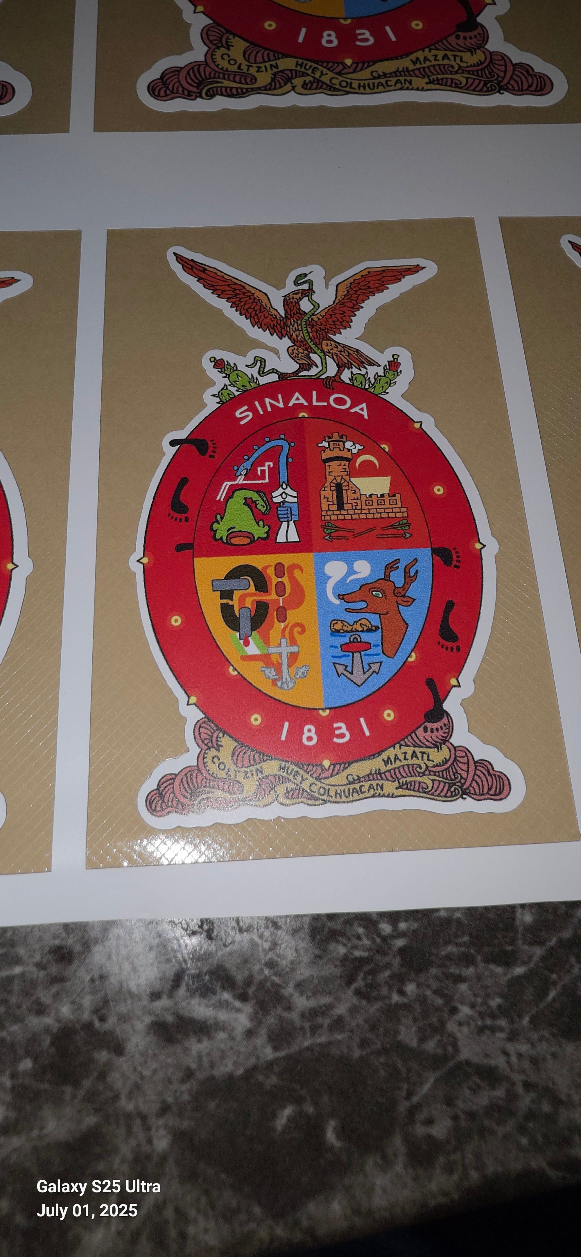 Sinaloa custom sticker.