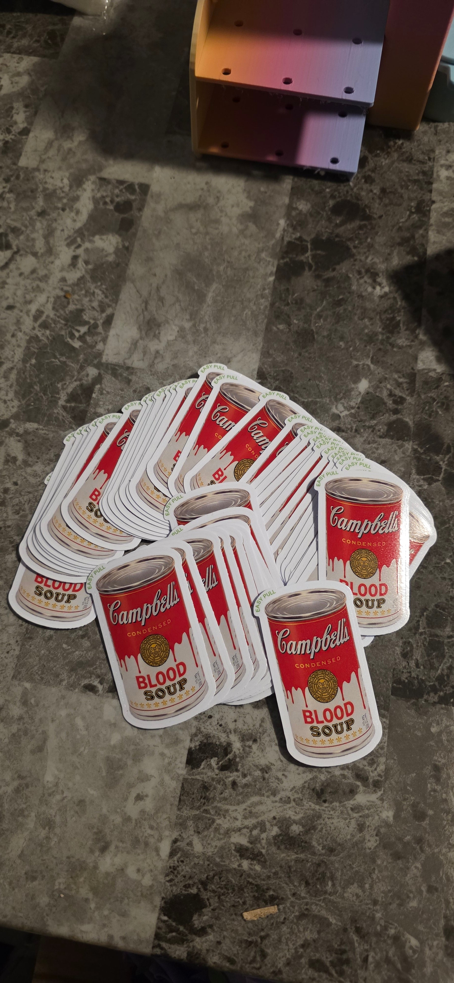 Cb blood soup Sticker