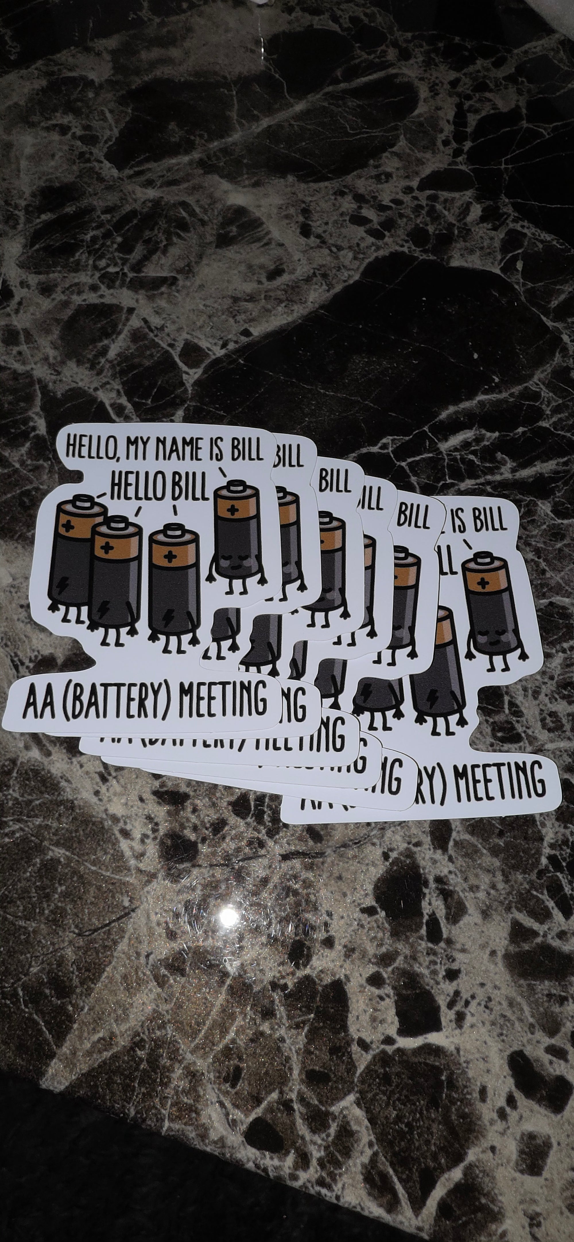 AA meeting bill sticker 25pk