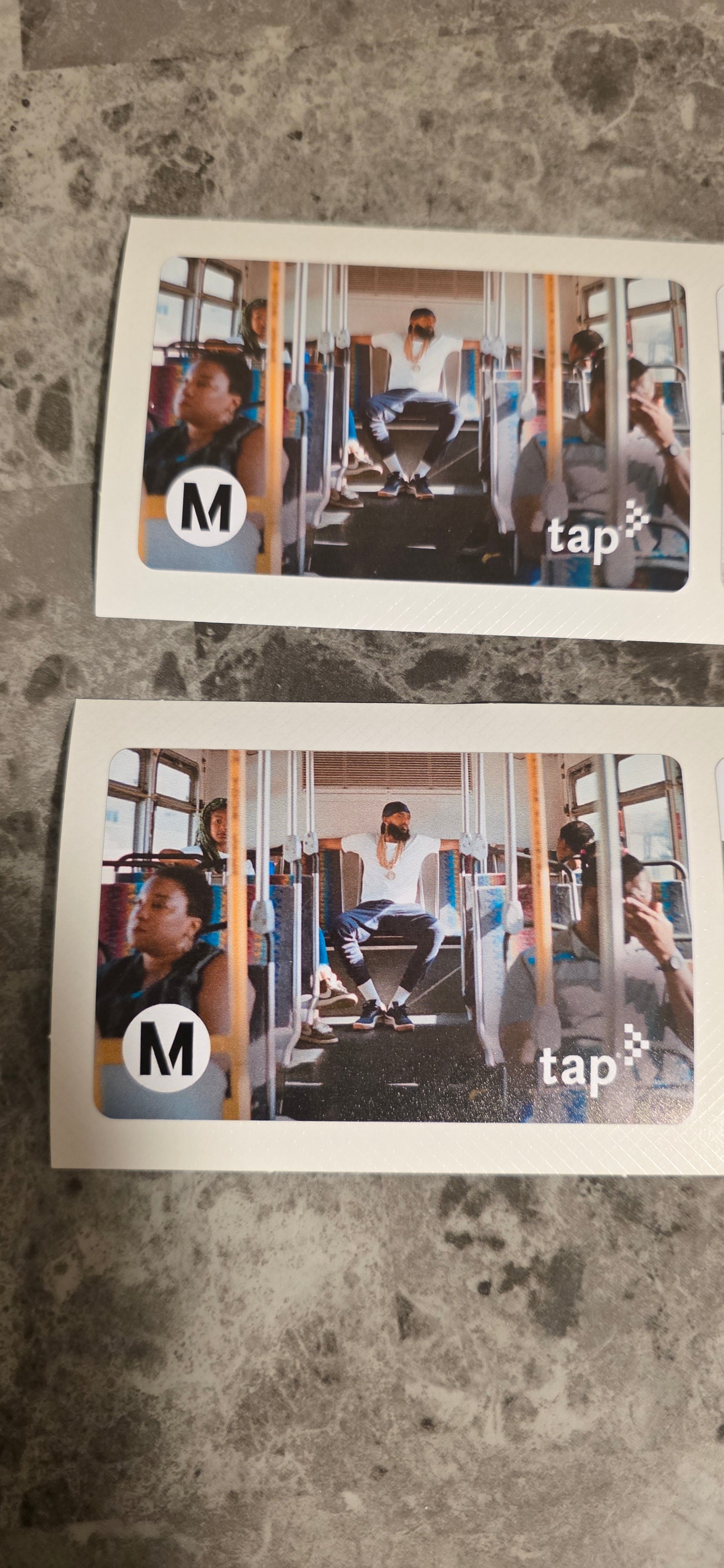 Nipsey Hussle limited edition Metro tap card sticker