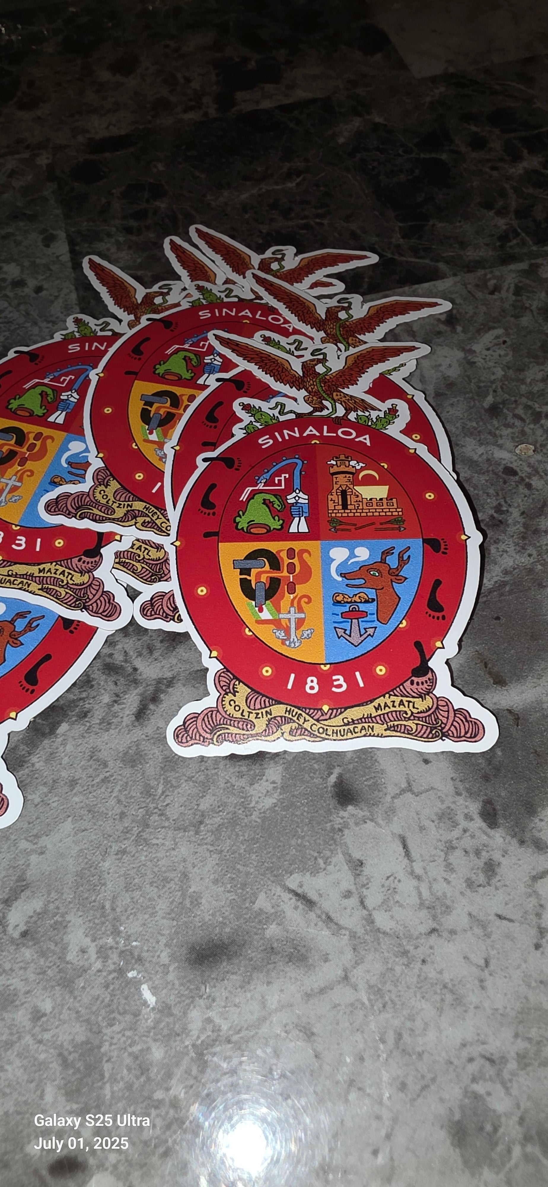 Sinaloa custom sticker.