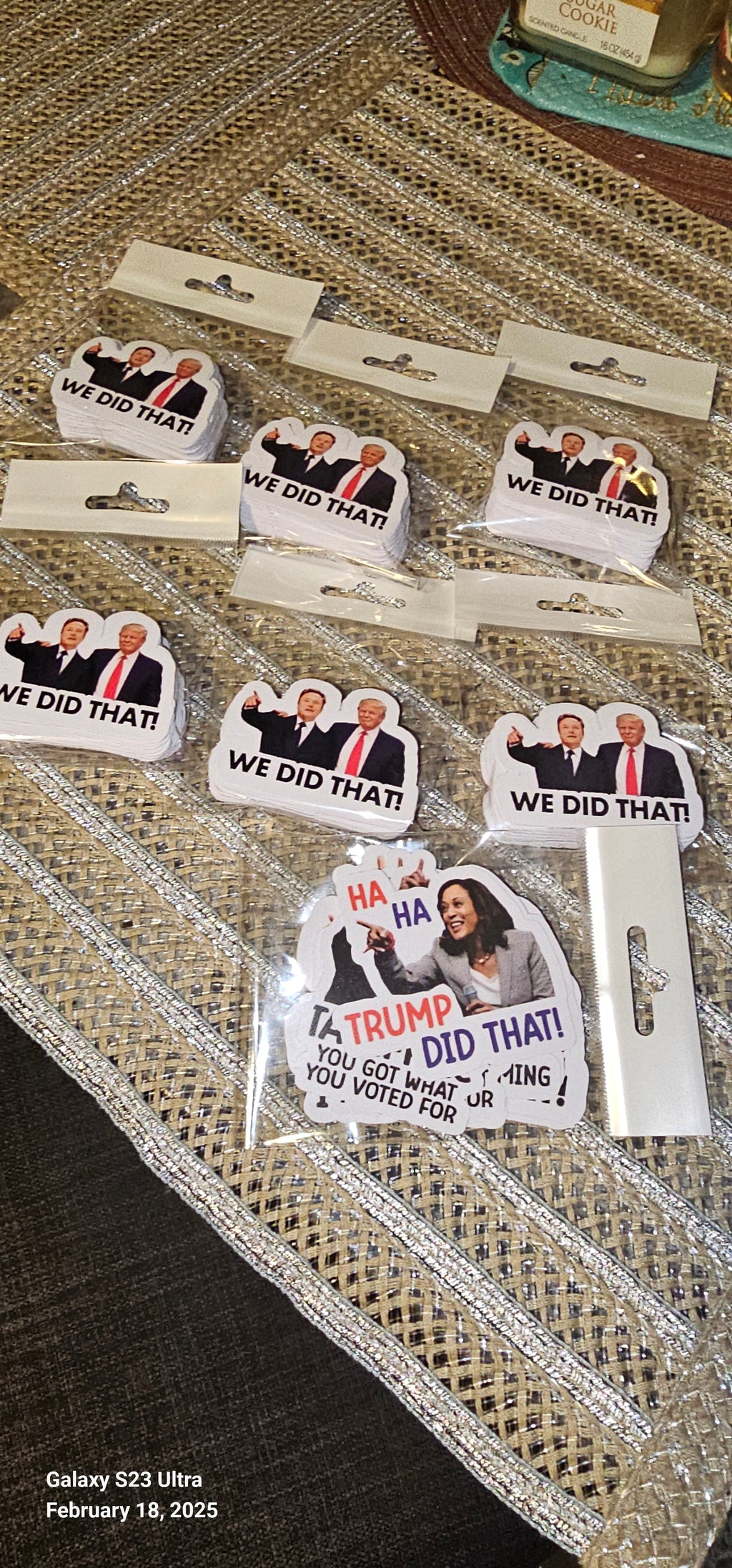 Funny trump gas station stickers. 25pk