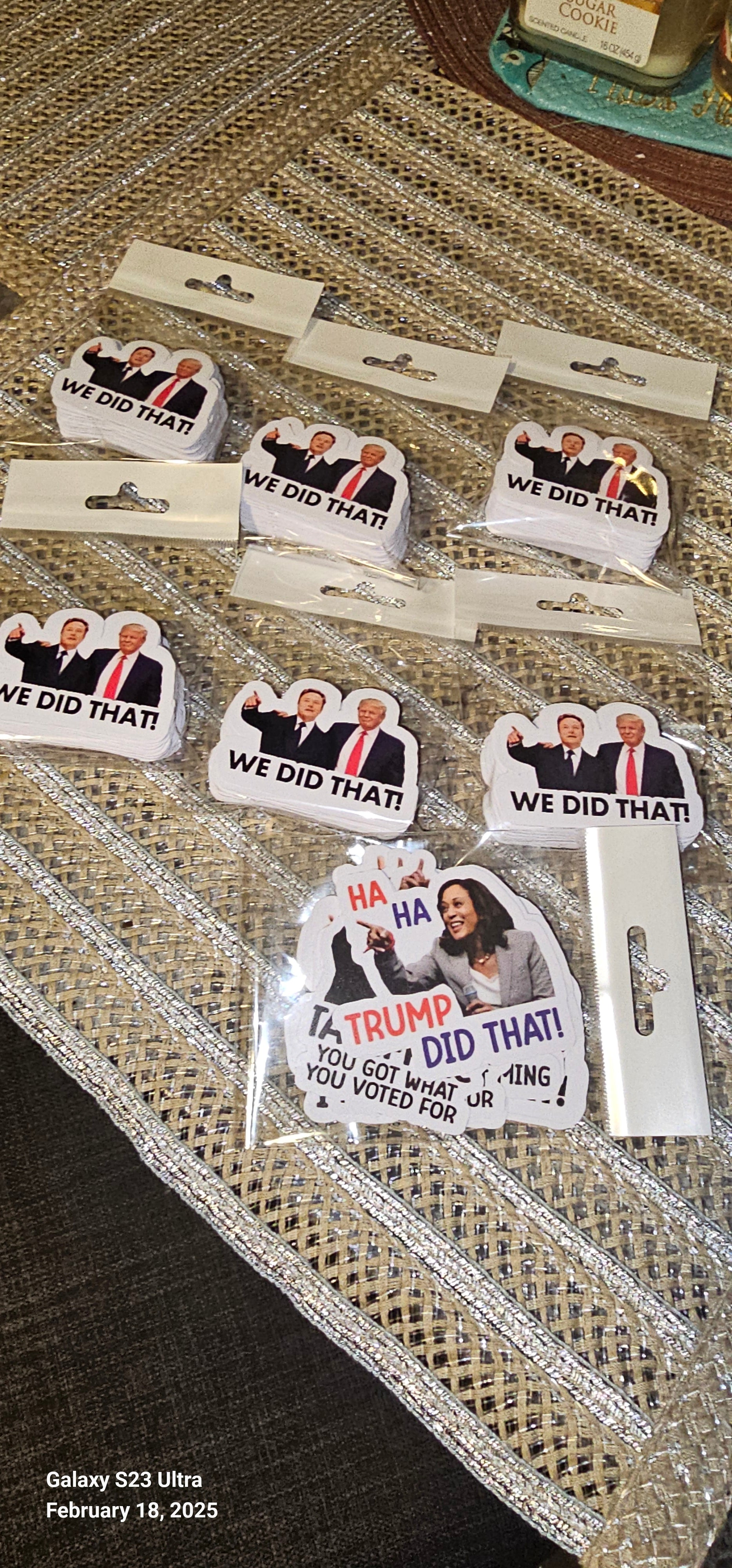 Funny trump gas station stickers. 25pk