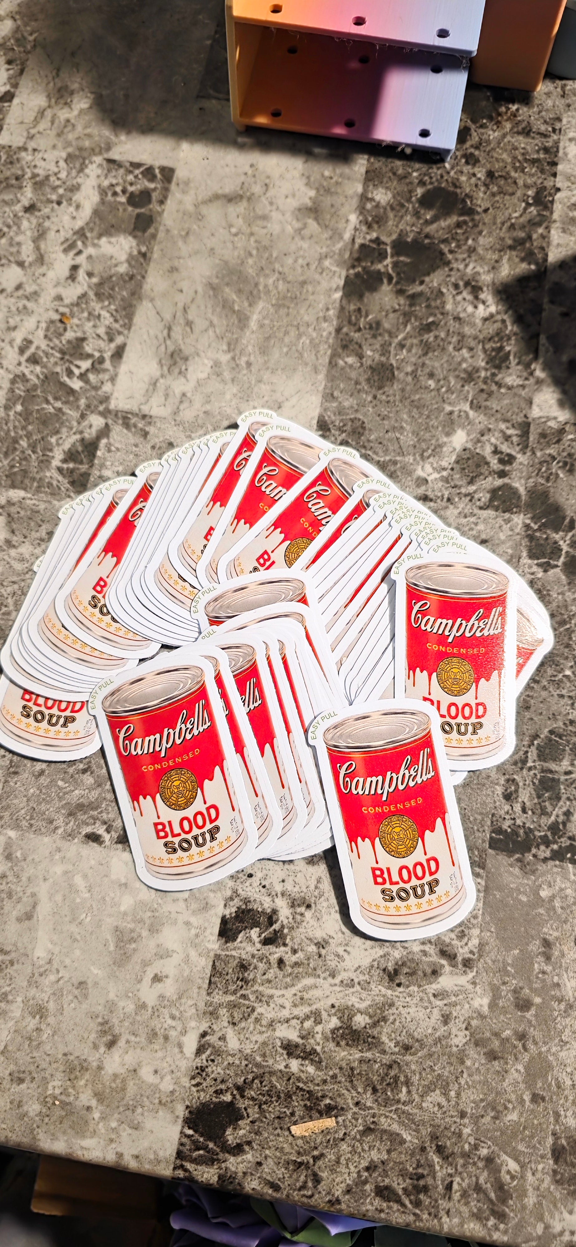 Cb blood soup Sticker